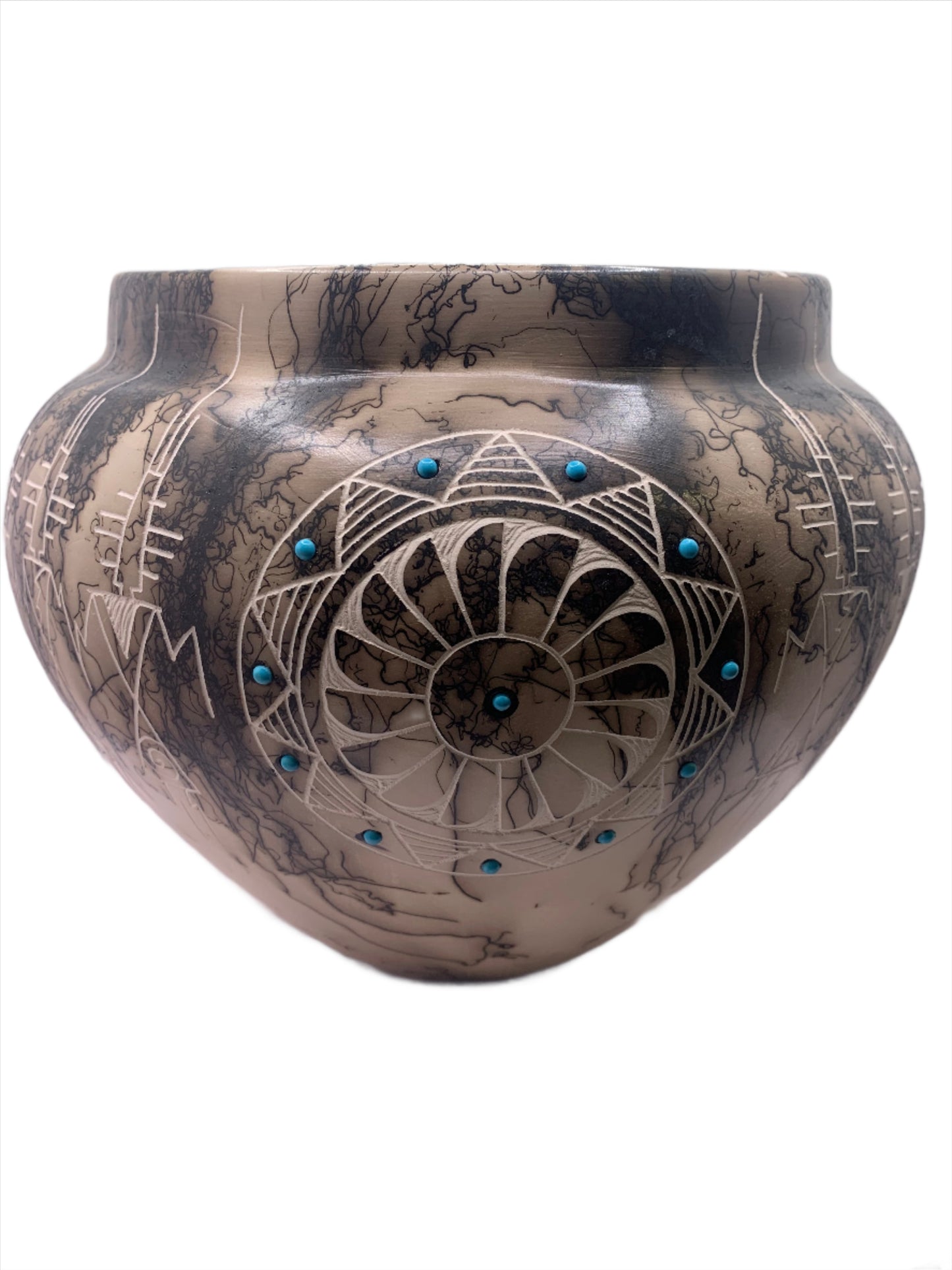 Native American Navajo Pottery by Mary Yellow