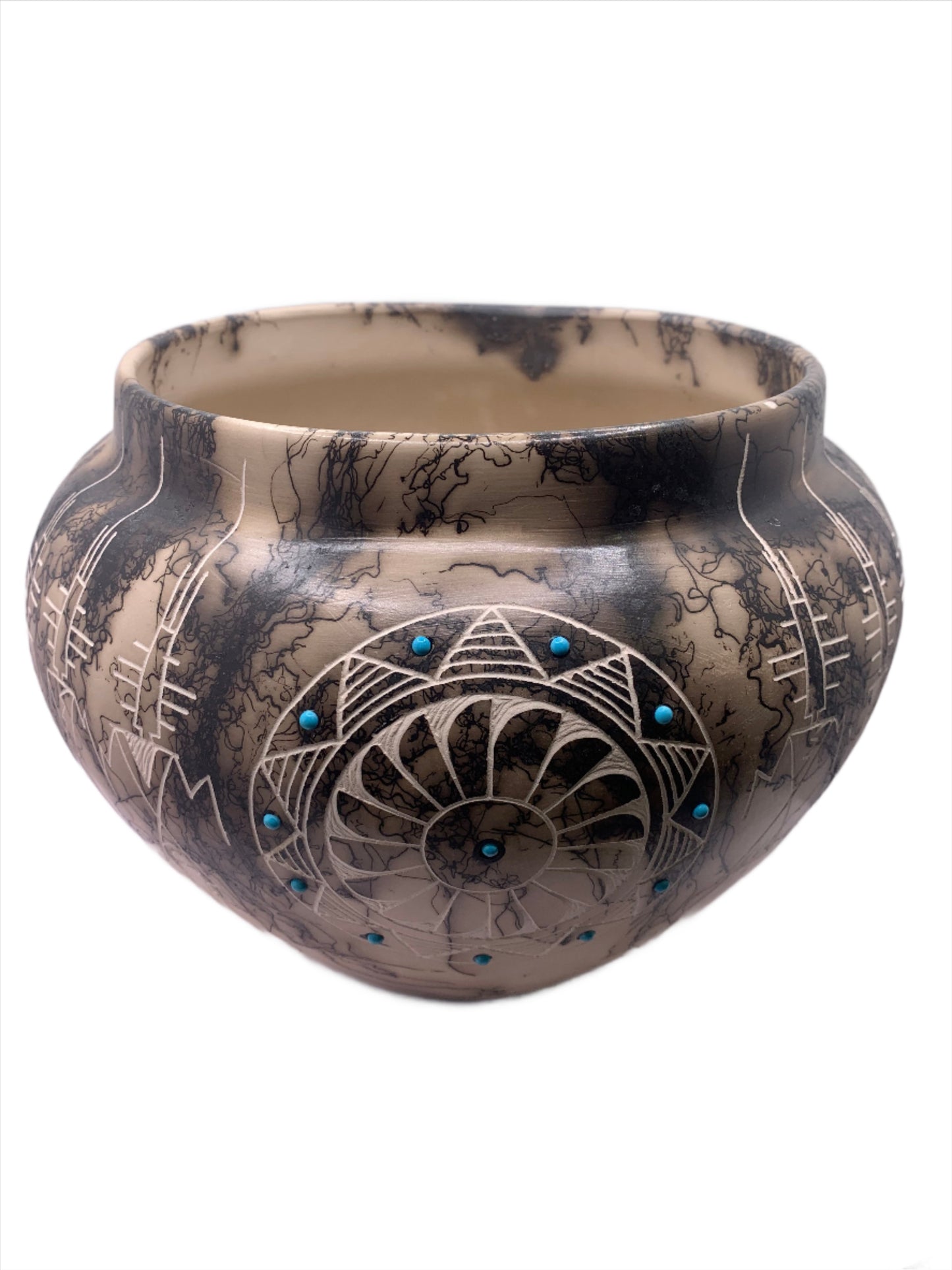 Native American Navajo Pottery by Mary Yellow