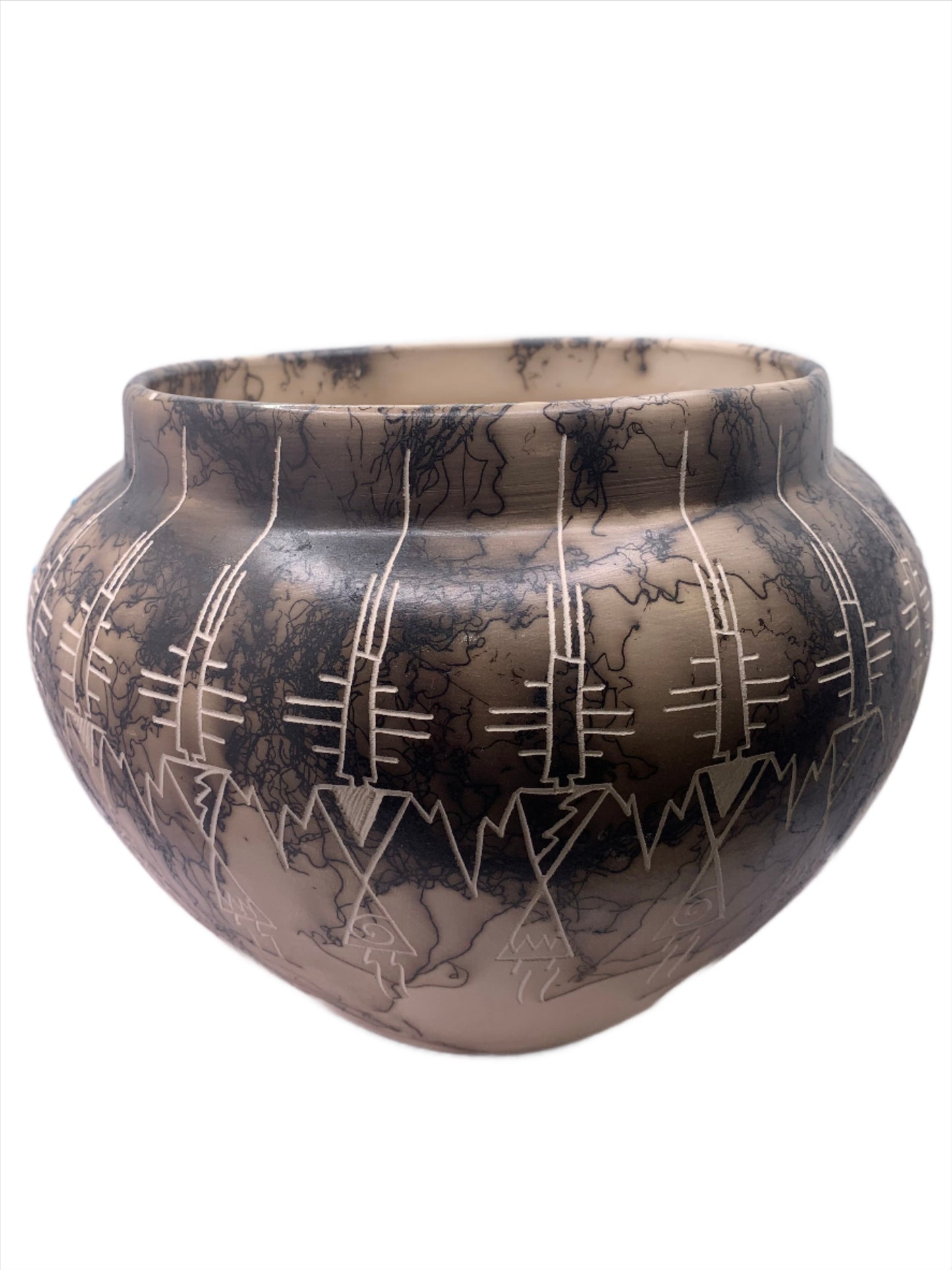 Native American Navajo Pottery by Mary Yellow