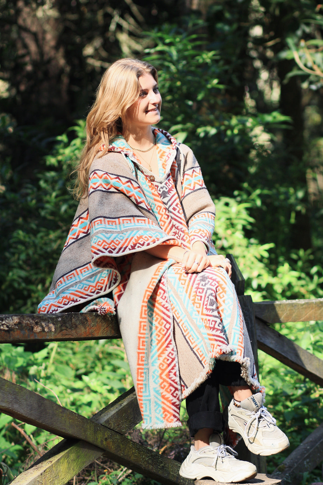 Star Blossom Poncho