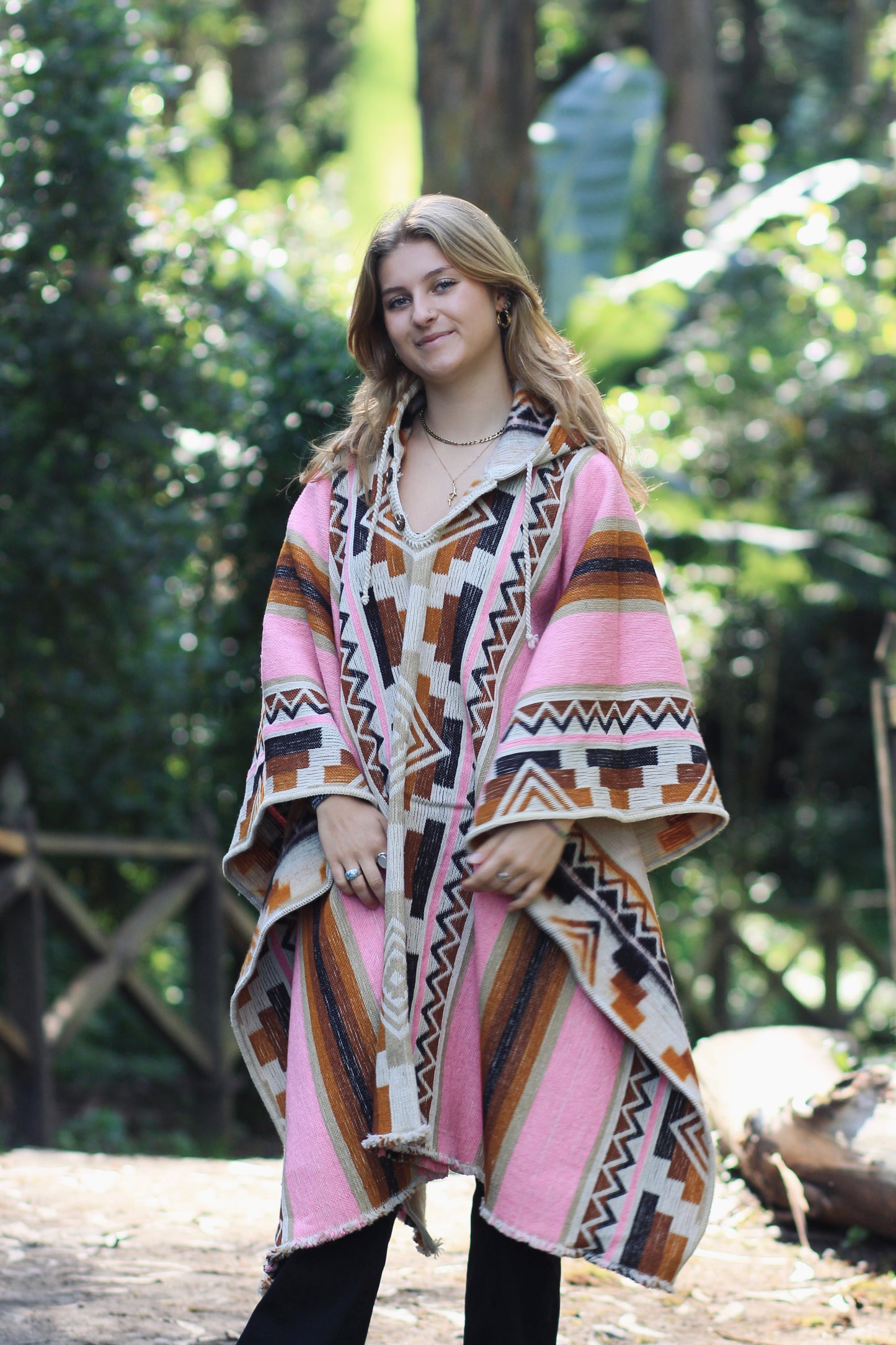 Wild Rose Poncho