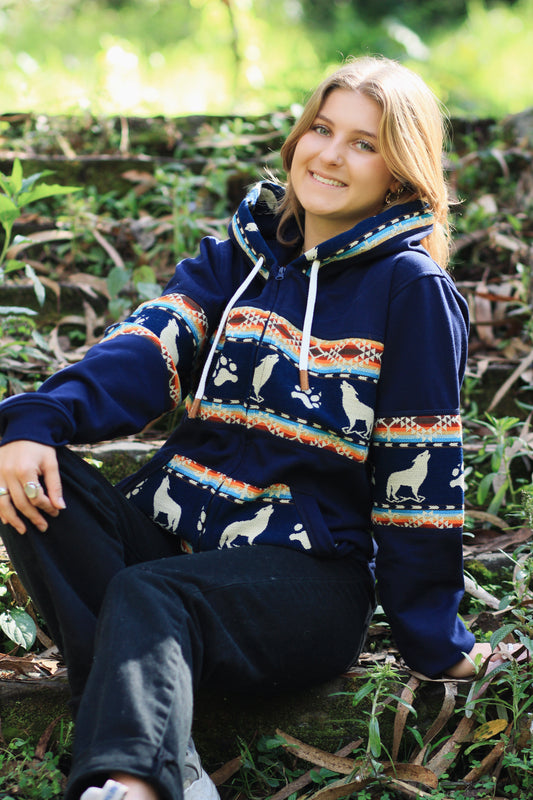 Thundering Wolf Full Zip Hoodie