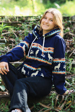 Load image into Gallery viewer, Thundering Wolf Full Zip Hoodie
