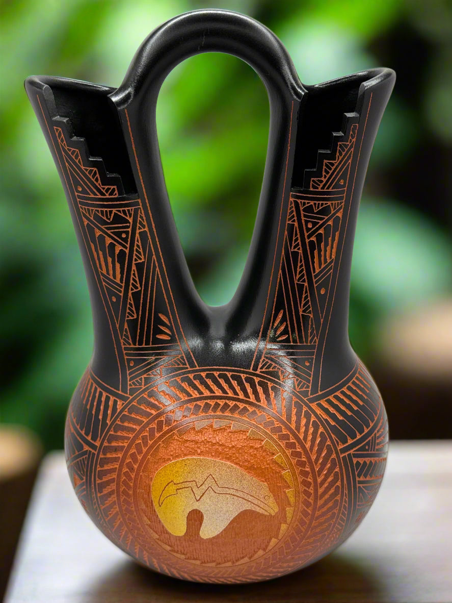 Native American Wedding Vase by Orion Aragon Laguna Pueblo