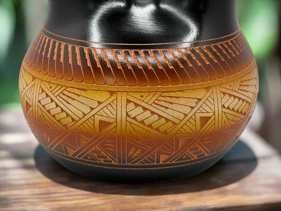 Native American Wedding Vase by Orion Aragon Laguna Pueblo