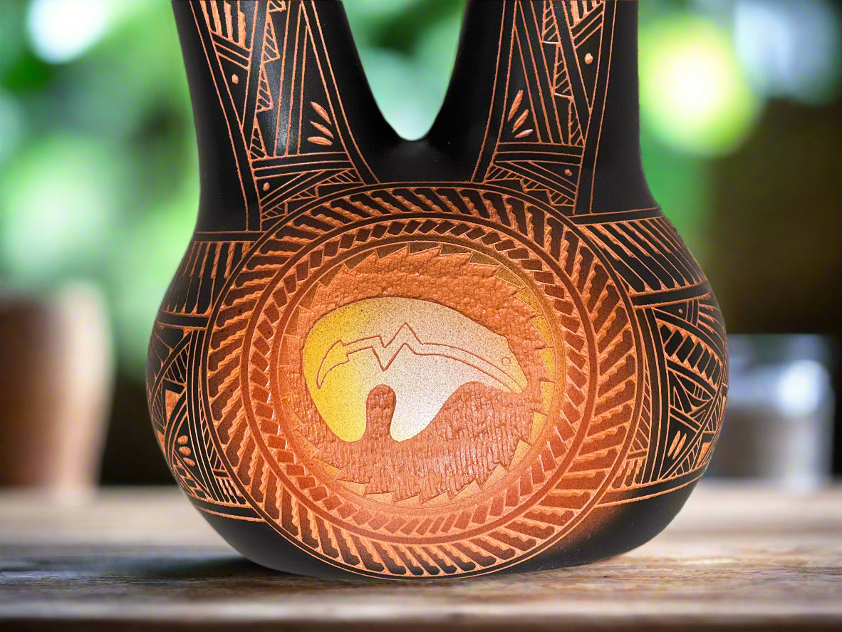 Native American Wedding Vase by Orion Aragon Laguna Pueblo