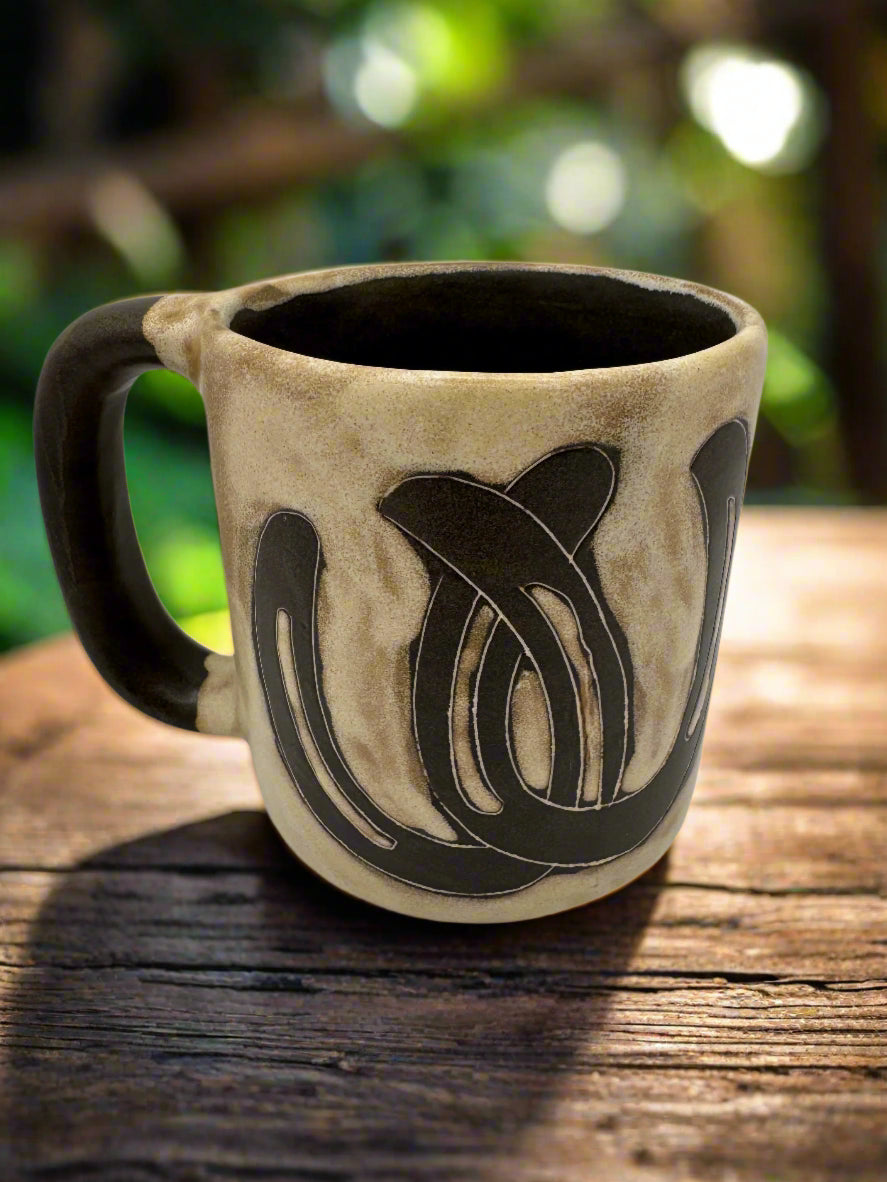 Horseshoe  Mug – Handcrafted Ceramic with Rustic Elegance