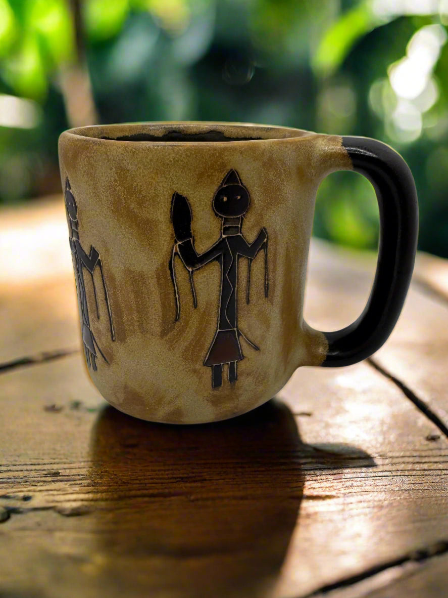 Handcrafted Native Mug – Tribal Art Design