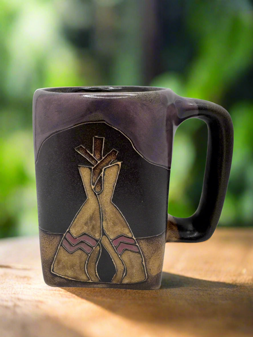 Teepee & Fire Mug