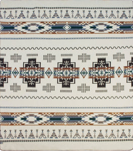 Ultra-Soft Alpaca Wool Southwest Queen Blanket - Choctaw Chief