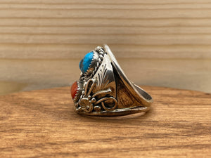 Inlay Sterling Silver Ring