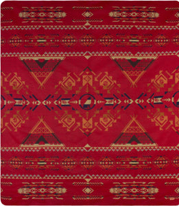 Ultra-Soft Alpaca Wool Southwest Queen Blanket - Mesa Verde