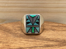 Load image into Gallery viewer, Opal Turquoise Sterling Silver Ring
