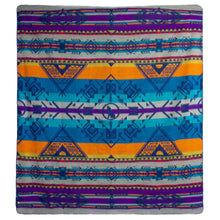 Load image into Gallery viewer, Ultra-Soft Alpaca Wool Southwest Throw Blanket - Ocean Cliff
