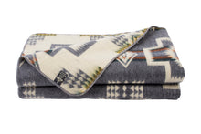Load image into Gallery viewer, Ultra-Soft Alpaca Wool Southwest Throw Blanket - Spring Showers
