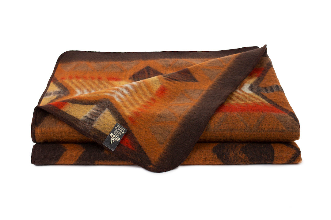 Ultra-Soft Alpaca Wool Southwest Throw Blanket - Zia Tatanka