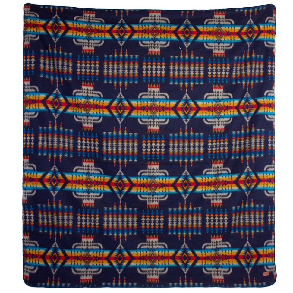 Ultra-Soft Alpaca Wool Southwest Throw Blanket - Sacred Geometry Circle Dance