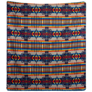 Ultra-Soft Alpaca Wool Southwest Throw Blanket - Sacred Geometry Circle Dance