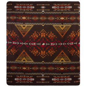 Ultra-Soft Alpaca Wool Southwest Throw Blanket - Tree Bark