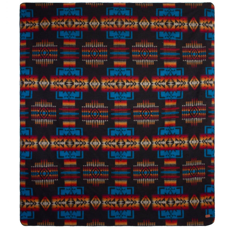Ultra-Soft Alpaca Wool Southwest Throw Blanket - Prairie Night