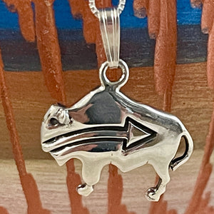Tatanka  Silver Necklace
