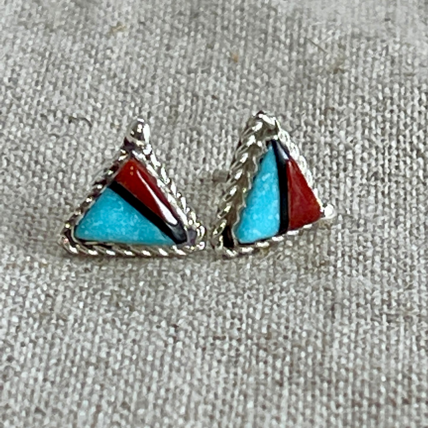 Elu Turquoise and Coral Earring