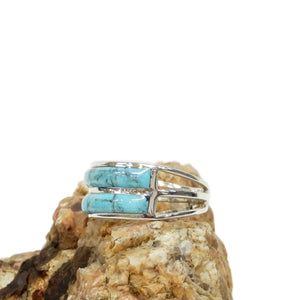 Native Turquoise  Sterling Silver Ring