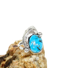 Load image into Gallery viewer, Turquoise and Sterling Silver Southwest Ring
