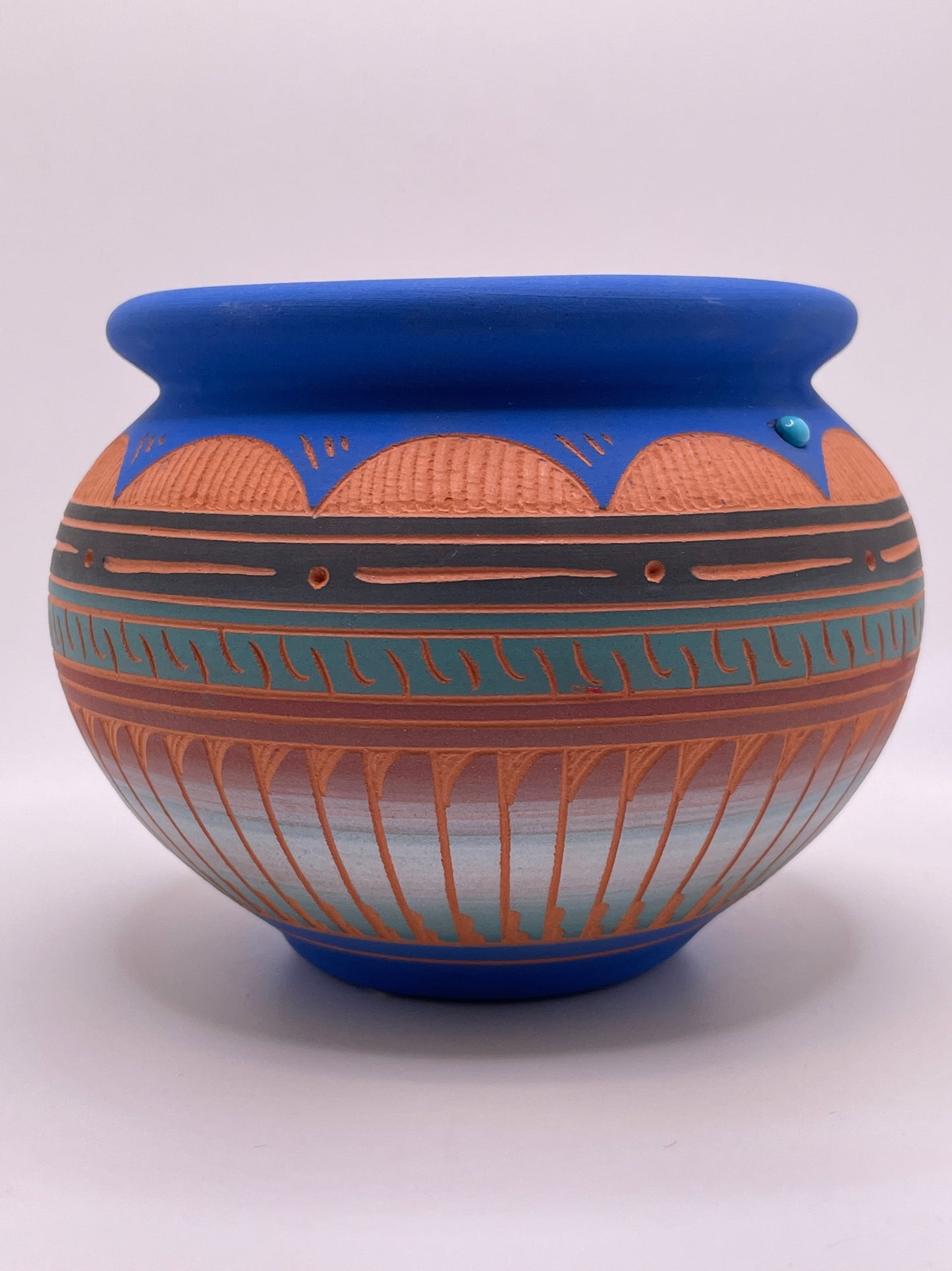 Navajo Santa Clara Hand Crafted Pot