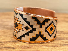 Load image into Gallery viewer, Award Geometric Painted Chakana Ring
