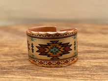 Load image into Gallery viewer, Sarvu Geometric Painted Chakana Ring
