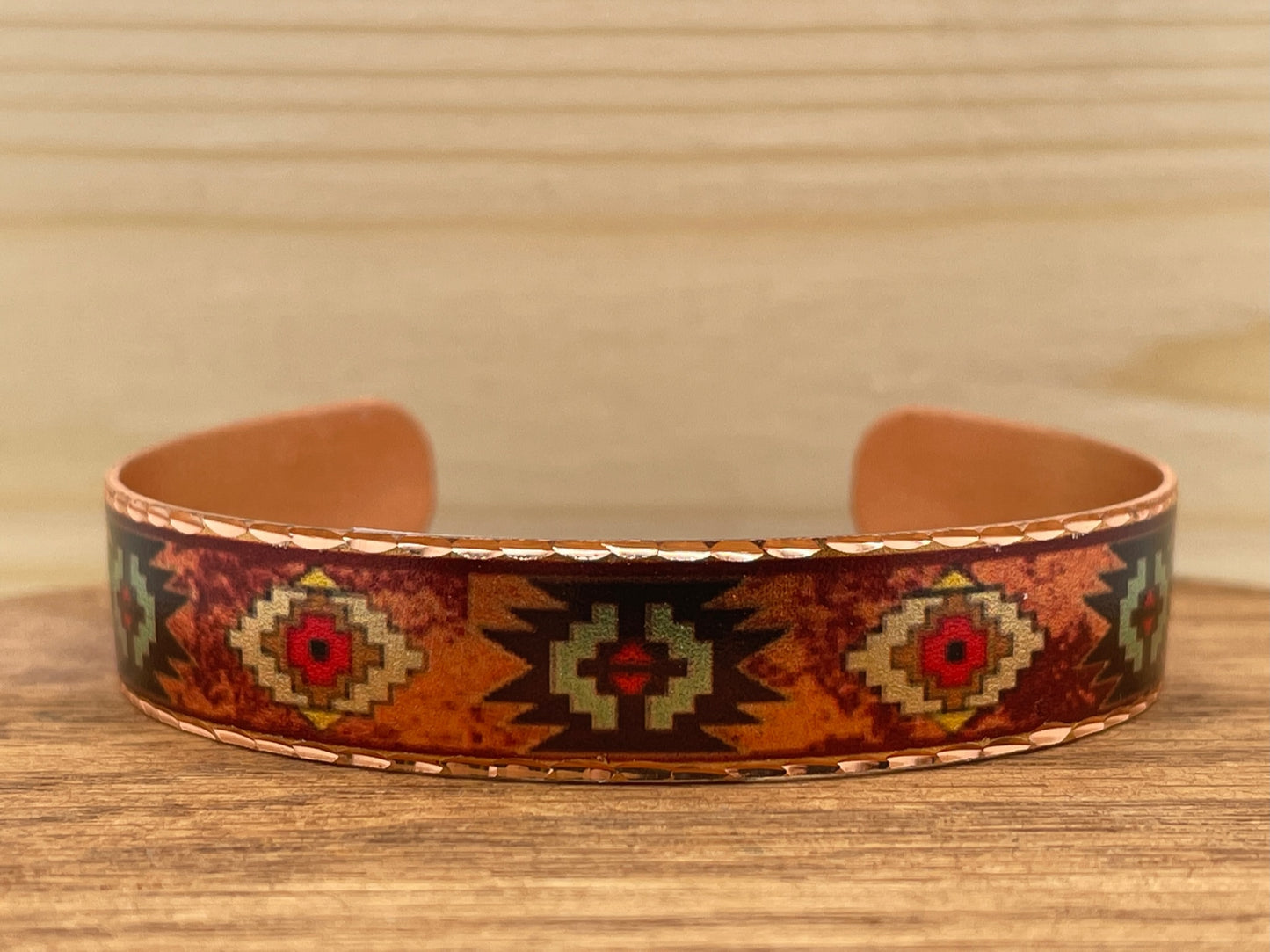 Sanka Painted Copper Bracelet