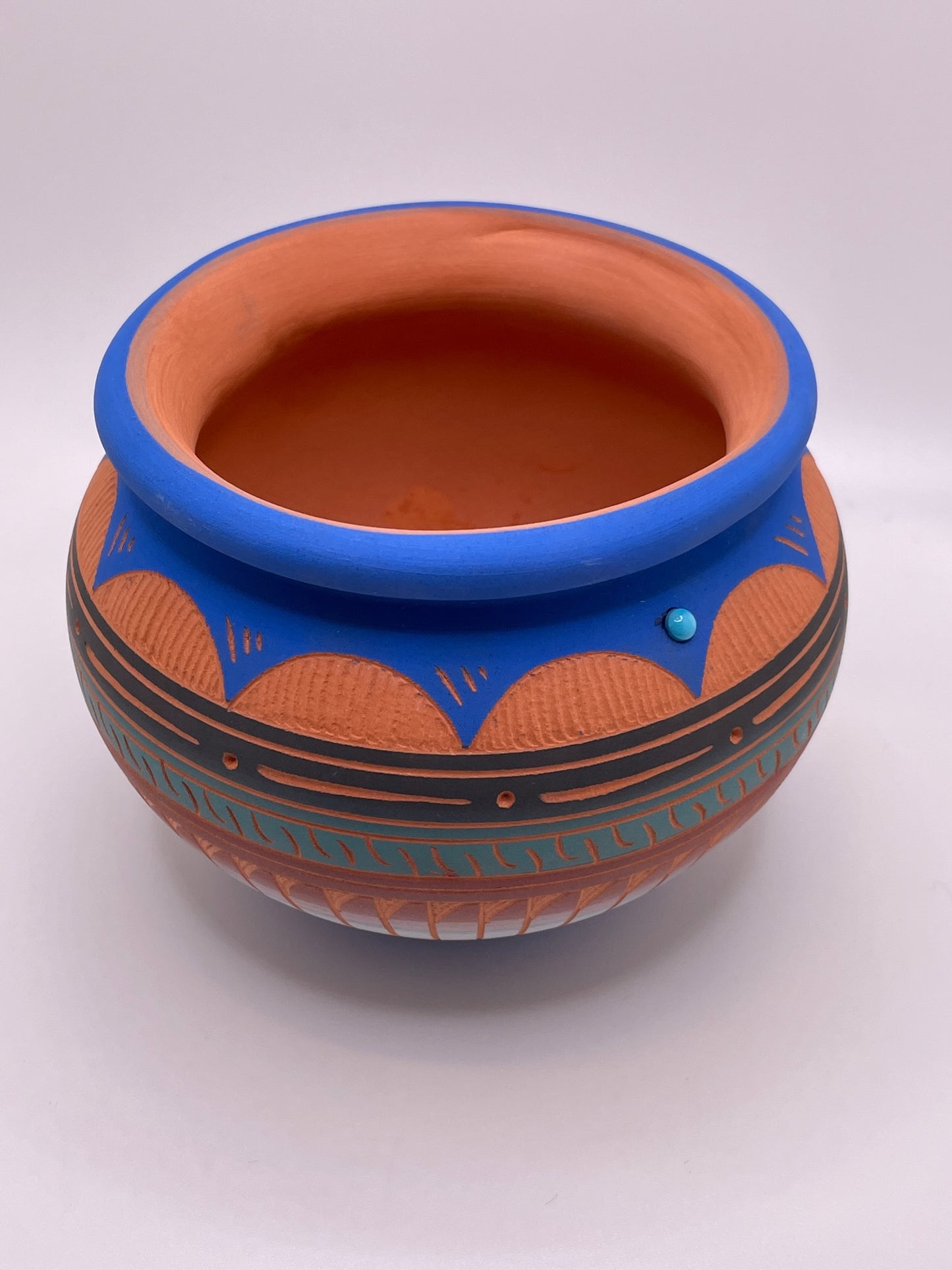 Navajo Santa Clara Hand Crafted Pot